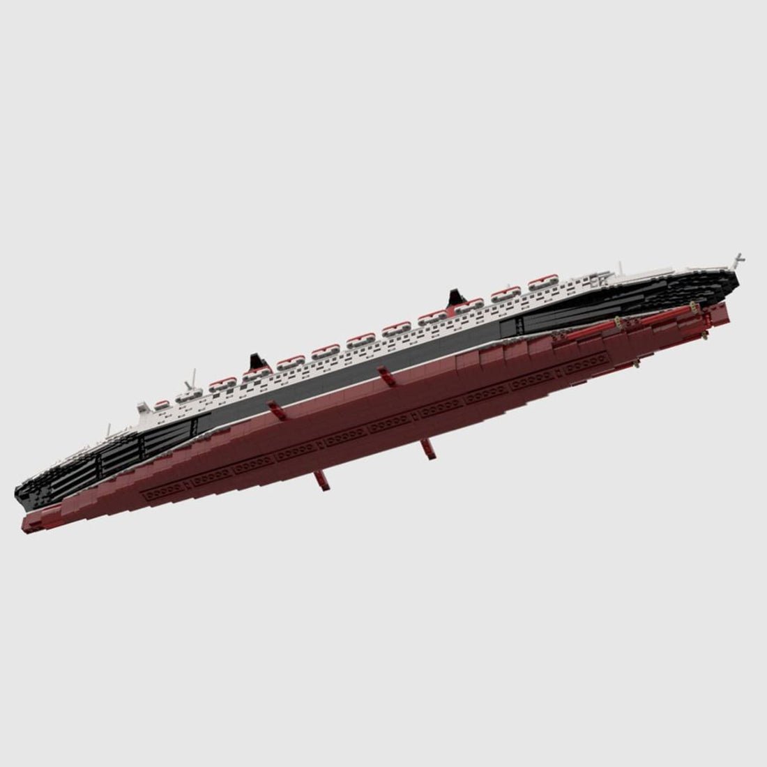 MOC - 62291 SS France Bausteinboot Klemmbausteine - LesDiy - Klemmbausteine
