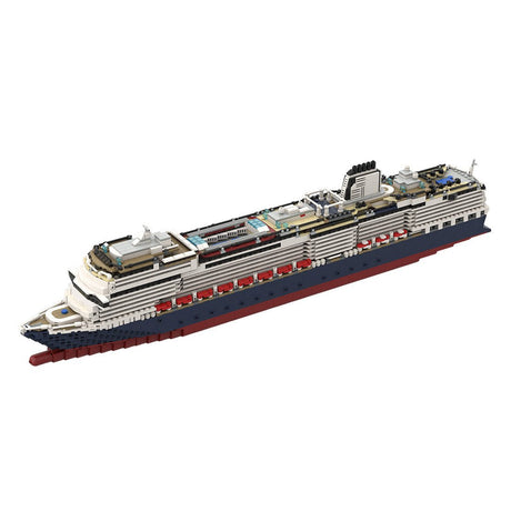 MOC - 64406 MS Koningsdam Bausteinboot Klemmbausteine - LesDiy - Klemmbausteine