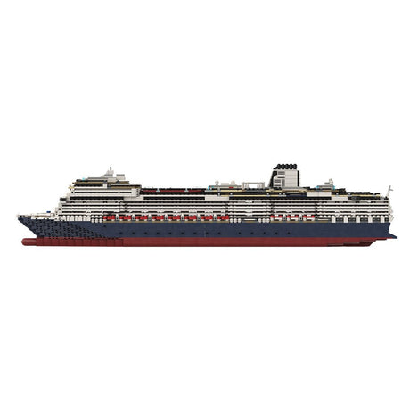 MOC - 64406 MS Koningsdam Bausteinboot Klemmbausteine - LesDiy - Klemmbausteine