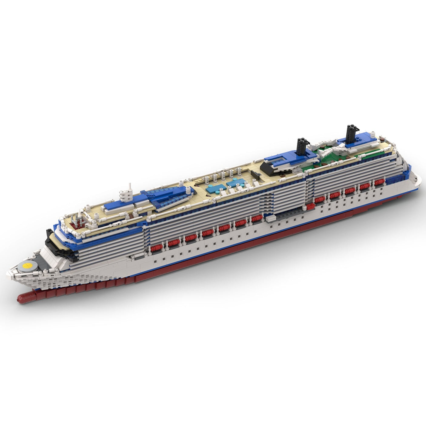 MOC - 66041 Celebrity Reflection Bausteinboot Klemmbausteine - LesDiy - Klemmbausteine