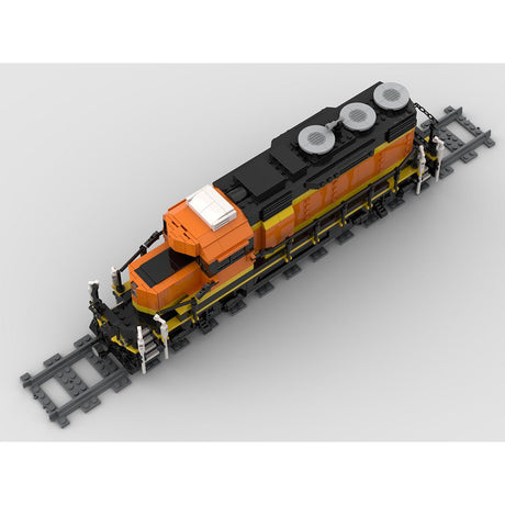 MOC - 66357 BNSF SD28P (Refreshed) Klemmbausteine - LesDiy - Klemmbausteine