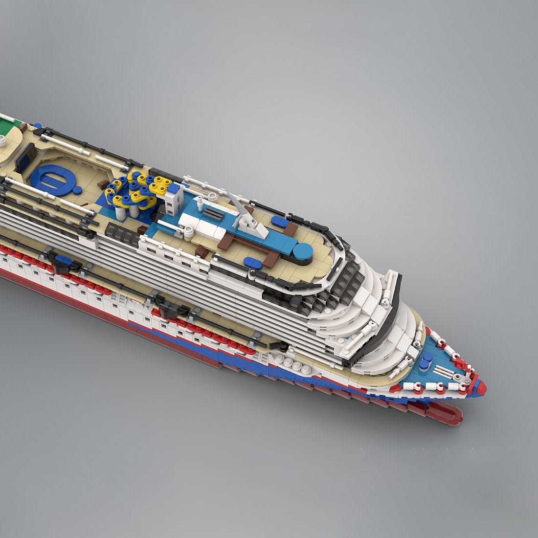 MOC - 67085 & MOC - 174910 1/400 Scale Carnival Dream Klemmbausteine - LesDiy - Klemmbausteine