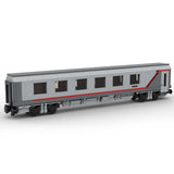 MOC - 67867 6wide Static Edition Schlafwagen RZD ohne bedruckte Teile und Figuren - LesDiy - Klemmbausteine