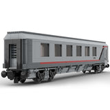 MOC - 67867 6wide Static Edition Schlafwagen RZD ohne bedruckte Teile und Figuren - LesDiy - Klemmbausteine