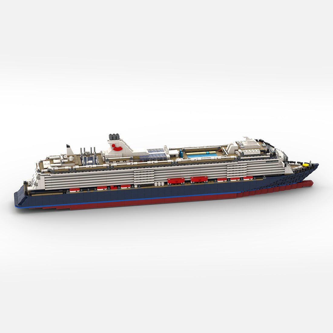MOC - 68011 Mein Schiff 3 Klemmbausteine - LesDiy - Klemmbausteine