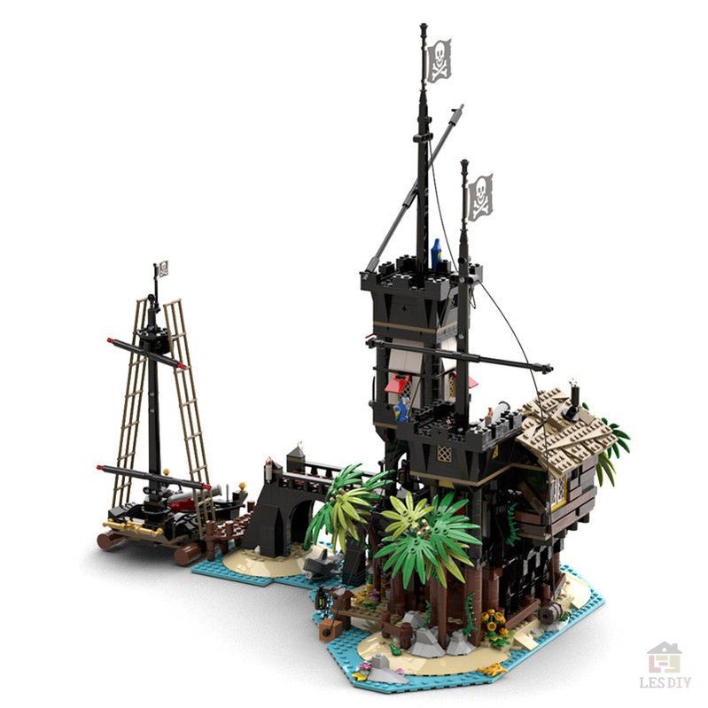 MOC - 69306 Piratenfestung Klemmbausteine - LesDiy - Klemmbausteine