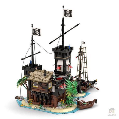 MOC - 69306 Piratenfestung Klemmbausteine - LesDiy - Klemmbausteine