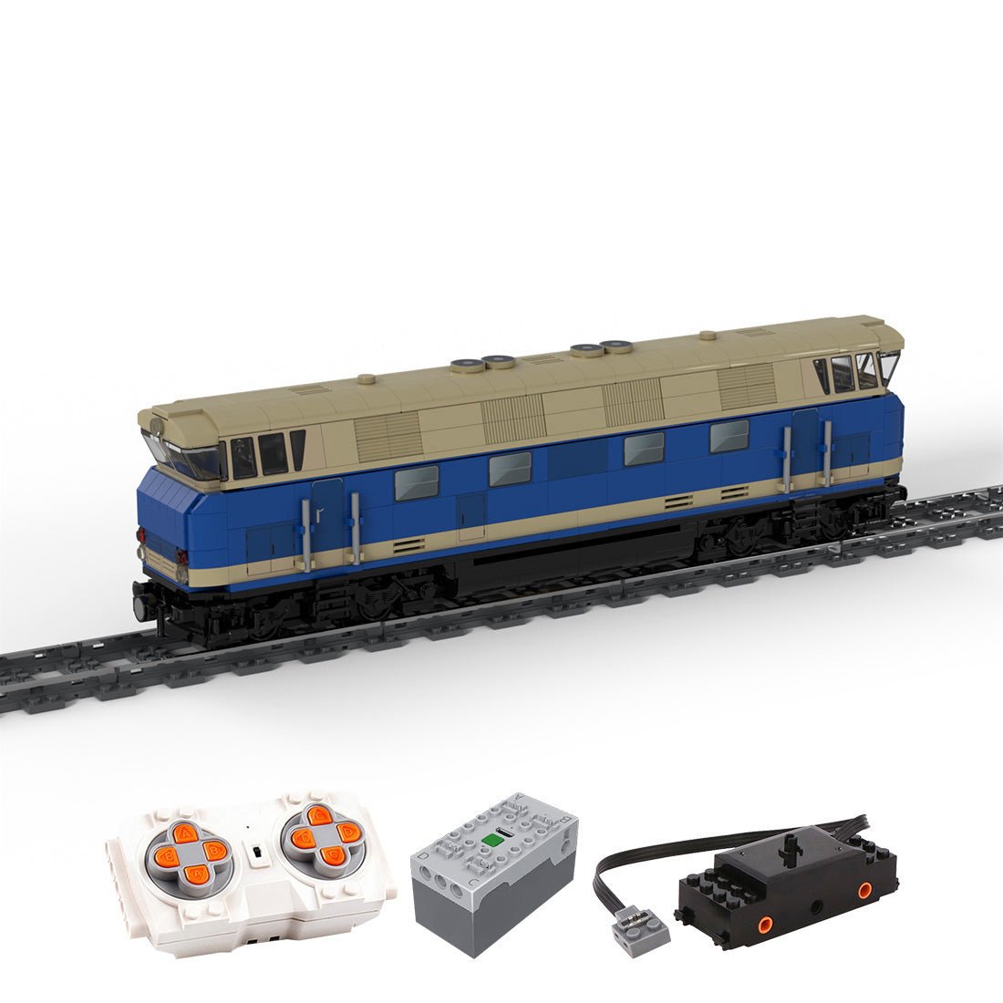 MOC - 71355 BR118 (118 059 - 5) of the Deutsche Reichsbahn Klemmbausteine - LesDiy - Klemmbausteine