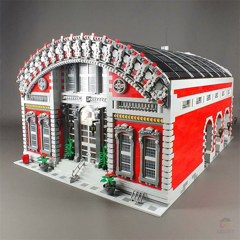 MOC - 72682 Der Bahnhof - LesDiy - Klemmbausteine