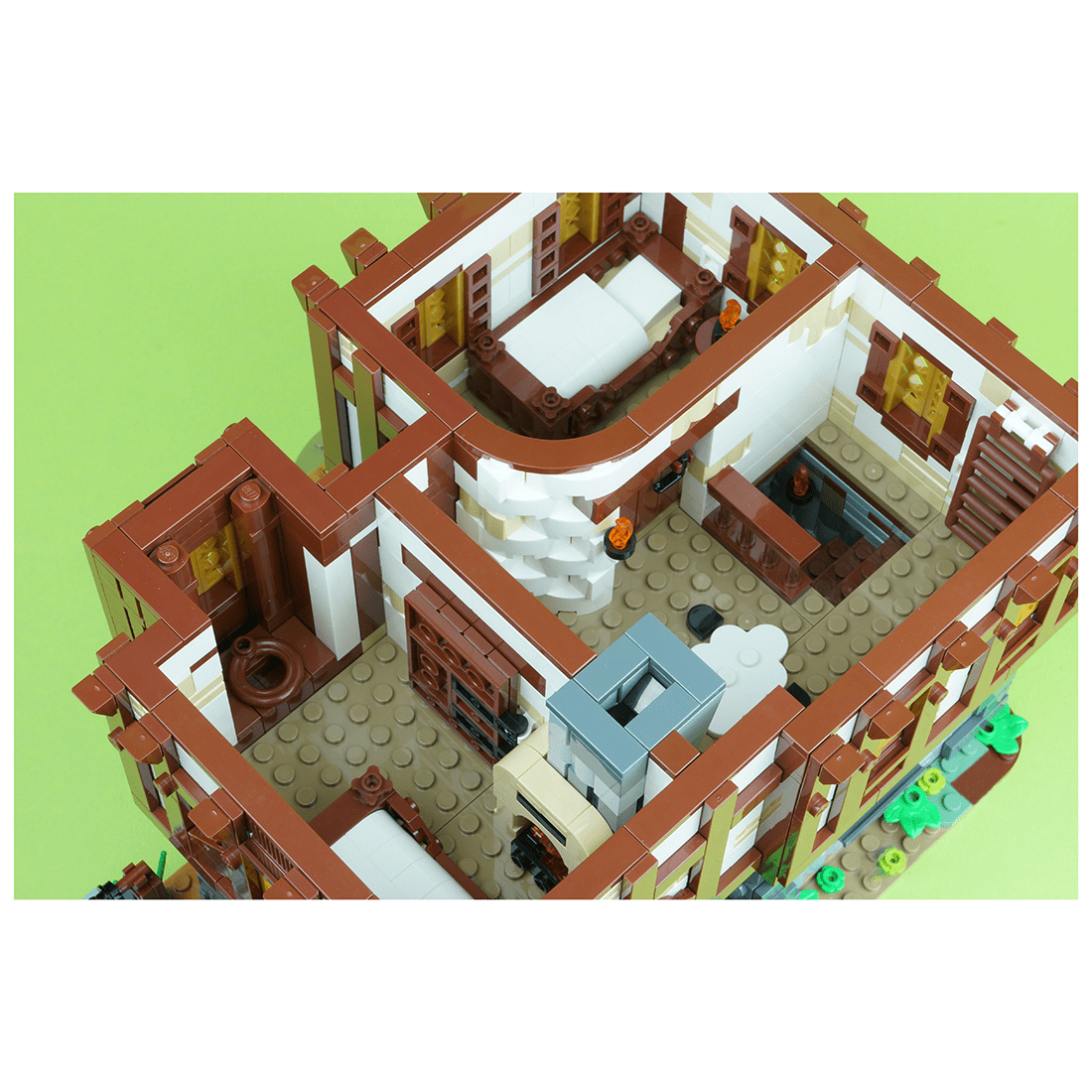 MOC - 72838 Mittelalter Taverne - LesDiy - Klemmbausteine