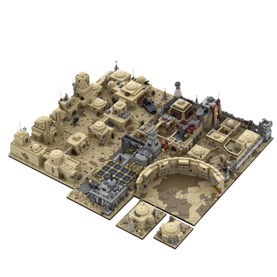 MOC - 76005 TATOOINE MOS EISLEY SPACEPORT Klemmbausteine - LesDiy - Klemmbausteine