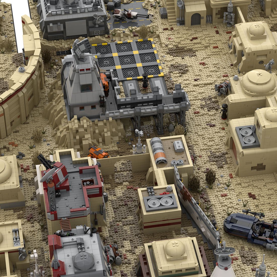 MOC - 76005 TATOOINE MOS EISLEY SPACEPORT Klemmbausteine - LesDiy - Klemmbausteine