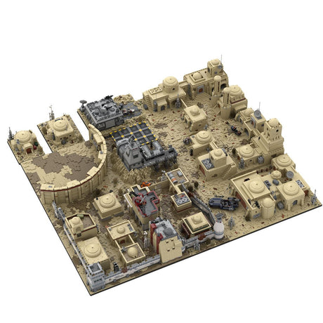 MOC - 76005 TATOOINE MOS EISLEY SPACEPORT Klemmbausteine - LesDiy - Klemmbausteine