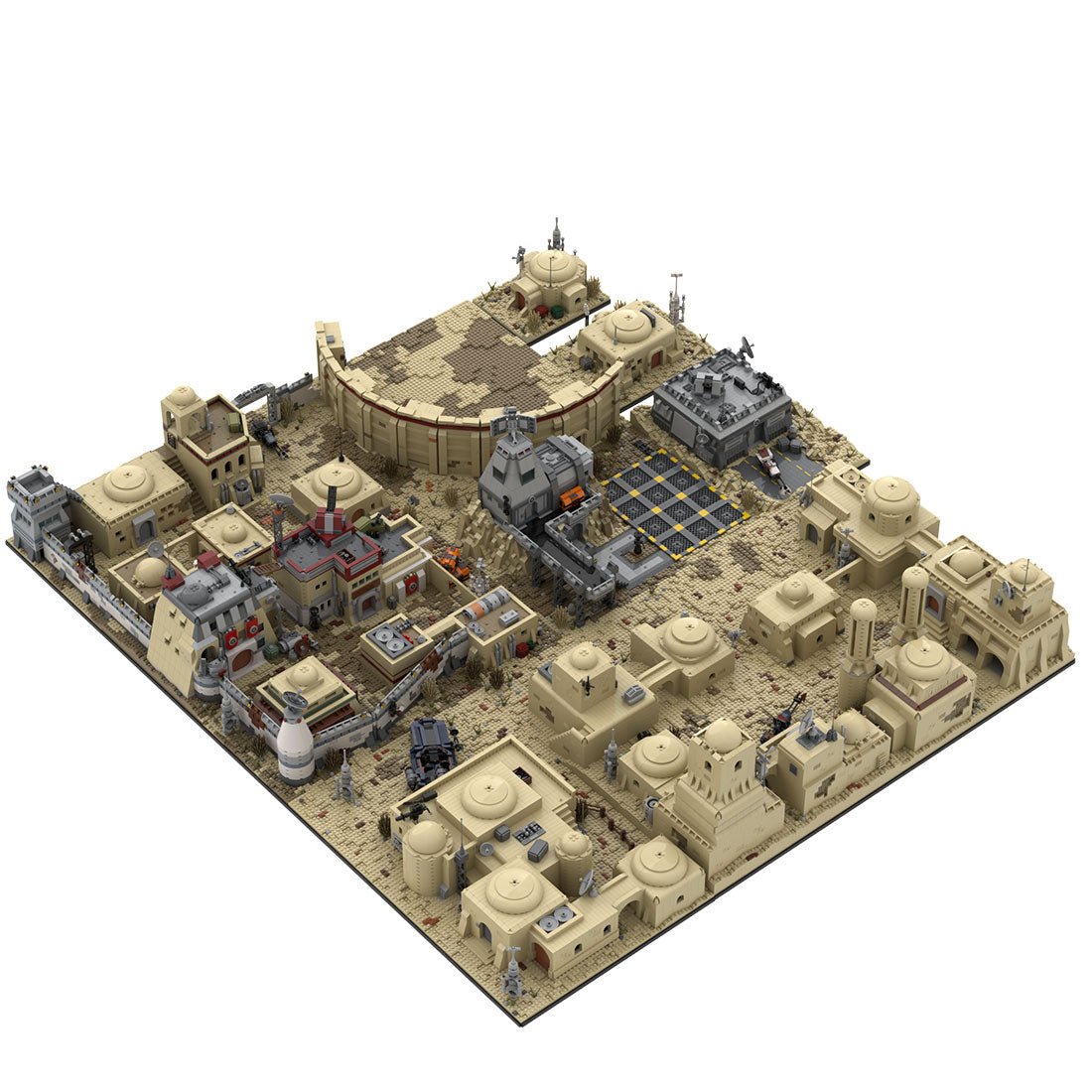 MOC - 76005 TATOOINE MOS EISLEY SPACEPORT Klemmbausteine - LesDiy - Klemmbausteine