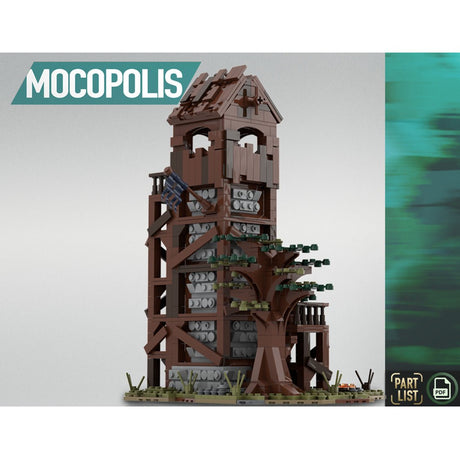 MOC - 76430 MOC Medieval Patrol Tower Klemmbausteine - LesDiy - Klemmbausteine