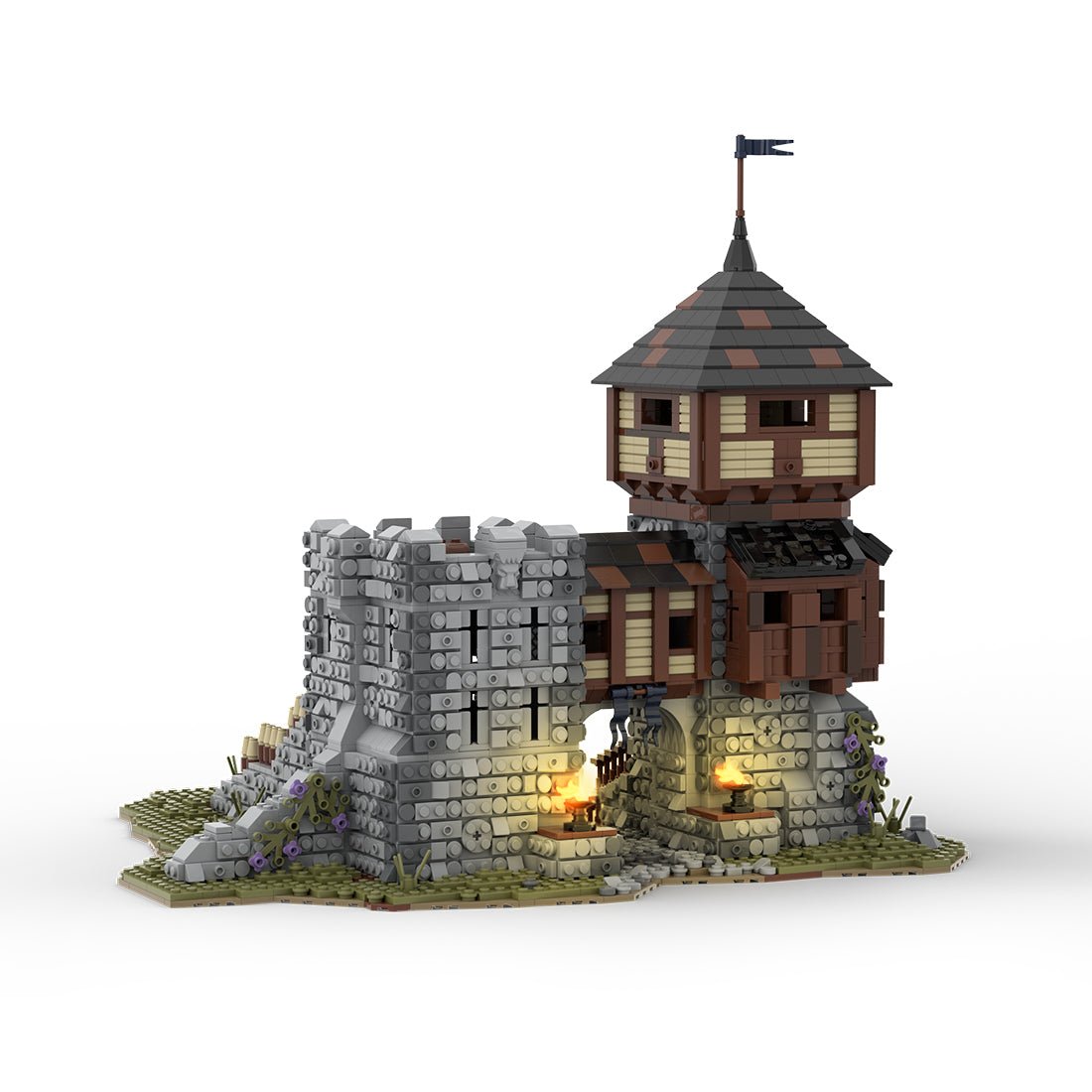 MOC - 76512 MOC Medieval Fortress Klemmbausteine - LesDiy - Klemmbausteine
