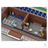 MOC - 76626 Modular Baseballstadion Klemmbausteine - LesDiy - Klemmbausteine