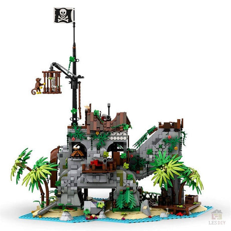 MOC - 77171 Verbotene Insel - LesDiy - Klemmbausteine