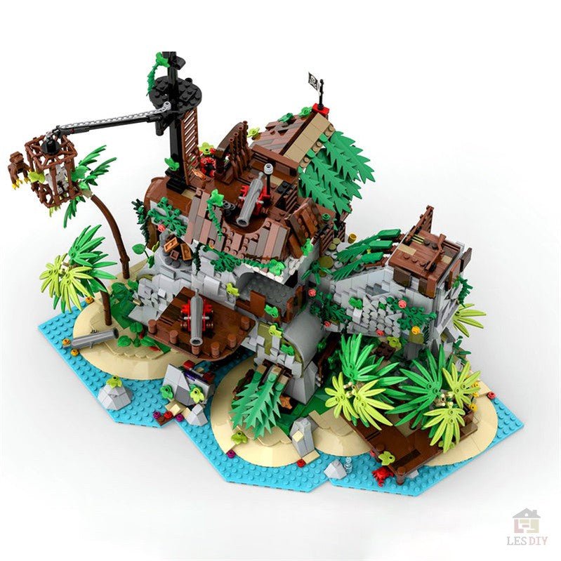 MOC - 77171 Verbotene Insel - LesDiy - Klemmbausteine