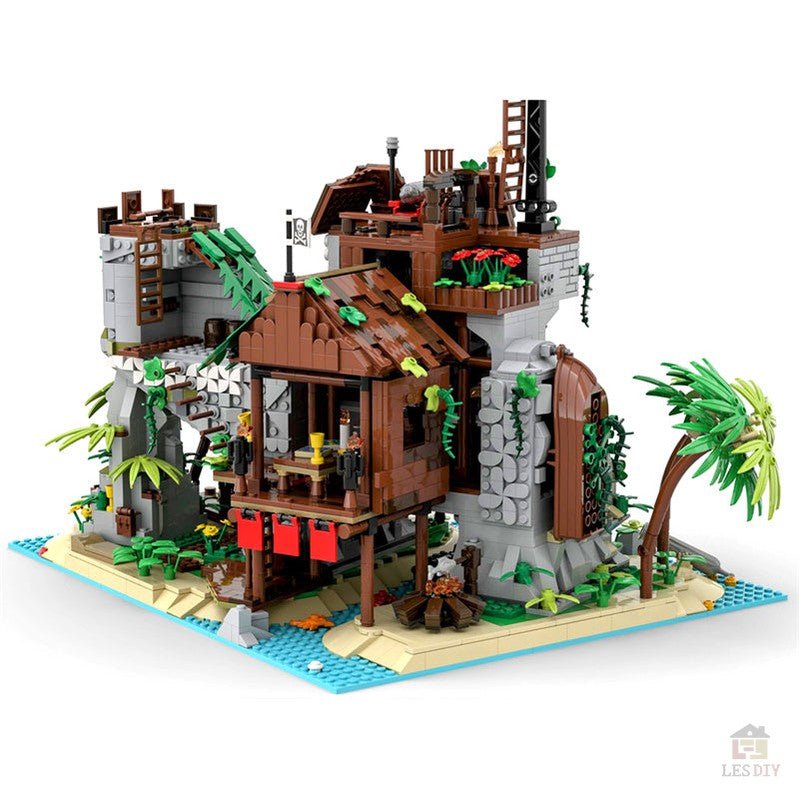 MOC - 77171 Verbotene Insel - LesDiy - Klemmbausteine