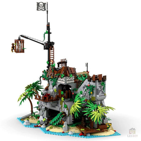 MOC - 77171 Verbotene Insel - LesDiy - Klemmbausteine