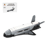 MOC - 77432 X - 37B spaceplane Klemmbausteine - LesDiy - Klemmbausteine