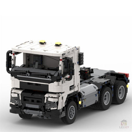 MOC - 77580 Technik Volve FMX 6×4 Traktor - LesDiy - Klemmbausteine