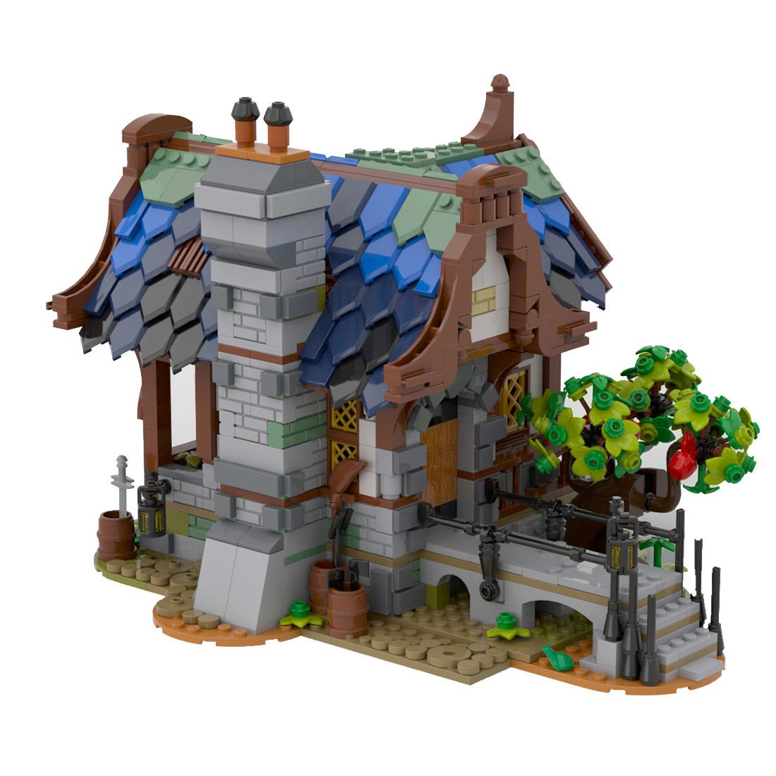MOC - 79655 Mittelalterliches Haus - LesDiy - Klemmbausteine