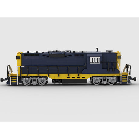MOC - 79701 Santa Fe GP9 Klemmbausteine - LesDiy - Klemmbausteine