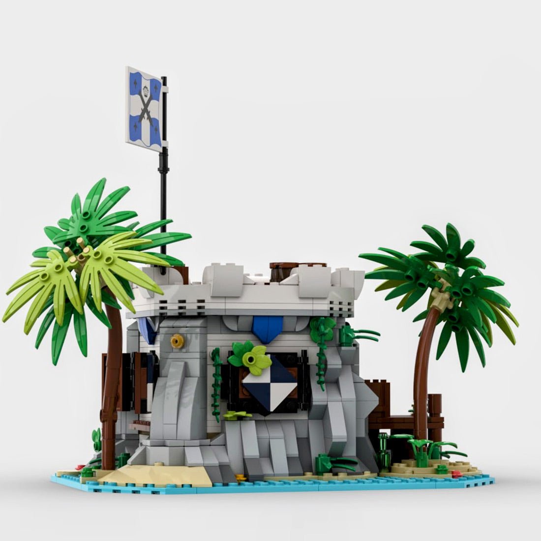 MOC - 80308 Kaiserliche Kanonenbucht Klemmbausteine - LesDiy - Klemmbausteine