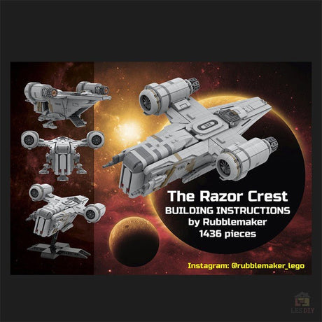 MOC - 80727 Razor Crest - LesDiy - Klemmbausteine