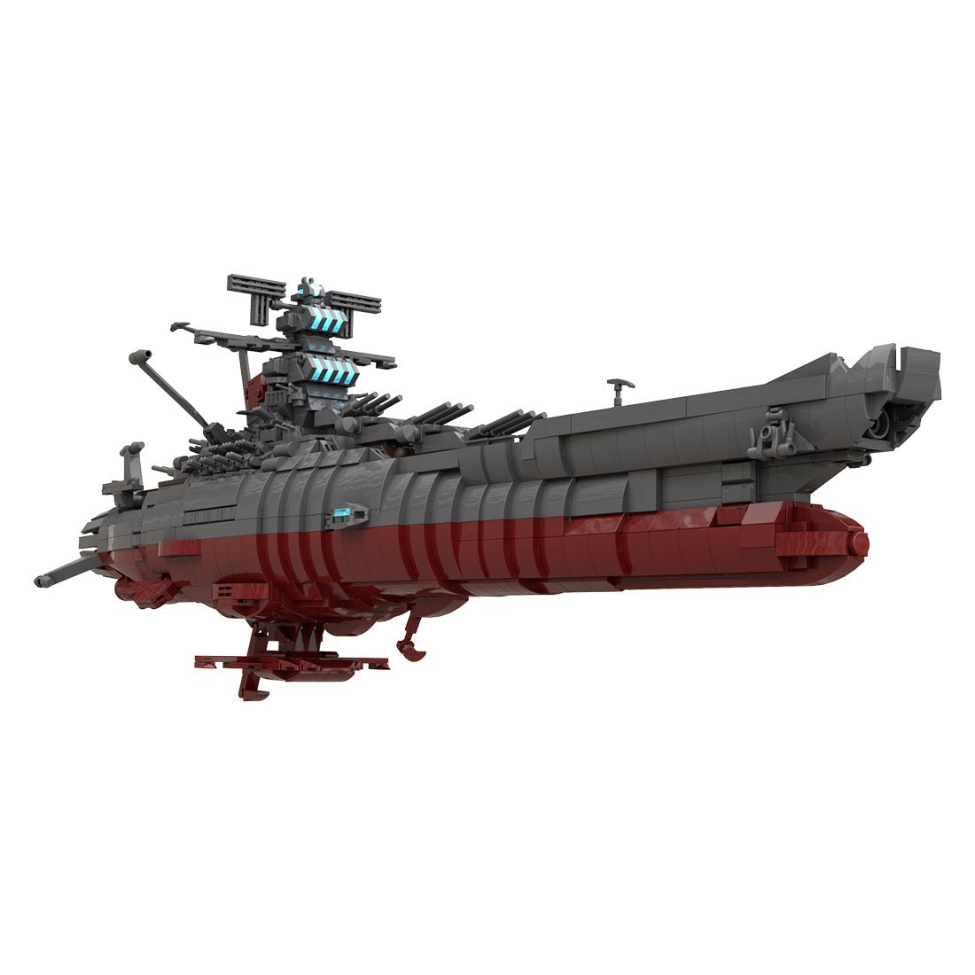 MOC - 81382 Space Battleship Yamato 2199 Klemmbausteine - LesDiy - Klemmbausteine