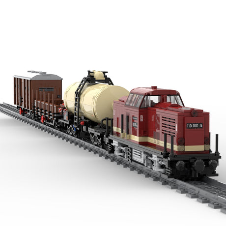 MOC - 81729 Internal Combustion Engine Zug Klemmbausteine - LesDiy - Klemmbausteine
