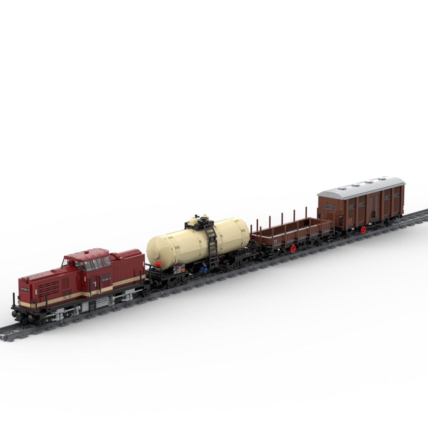 MOC - 81729 Internal Combustion Engine Zug Klemmbausteine - LesDiy - Klemmbausteine