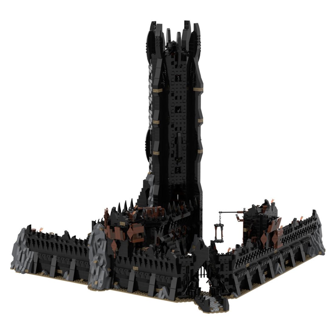 MOC - 82142 Cirith Ungol Klemmbausteine - LesDiy - Klemmbausteine