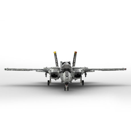 MOC - 82377 Grumman F - 14 Tomcat | 1:35 Minifig Scale Klemmbausteine - LesDiy - Klemmbausteine