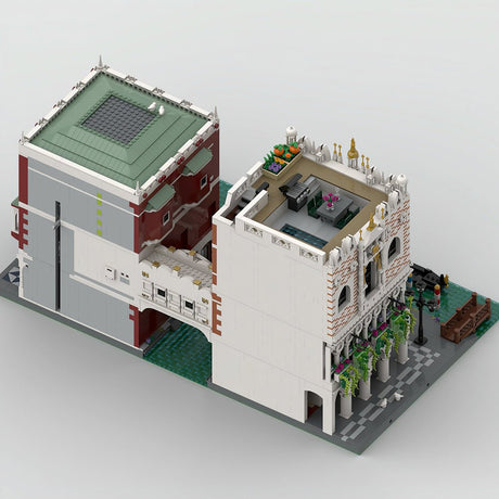 MOC - 84806 Venice Palaces and Bridges Klemmbausteine - LesDiy - Klemmbausteine