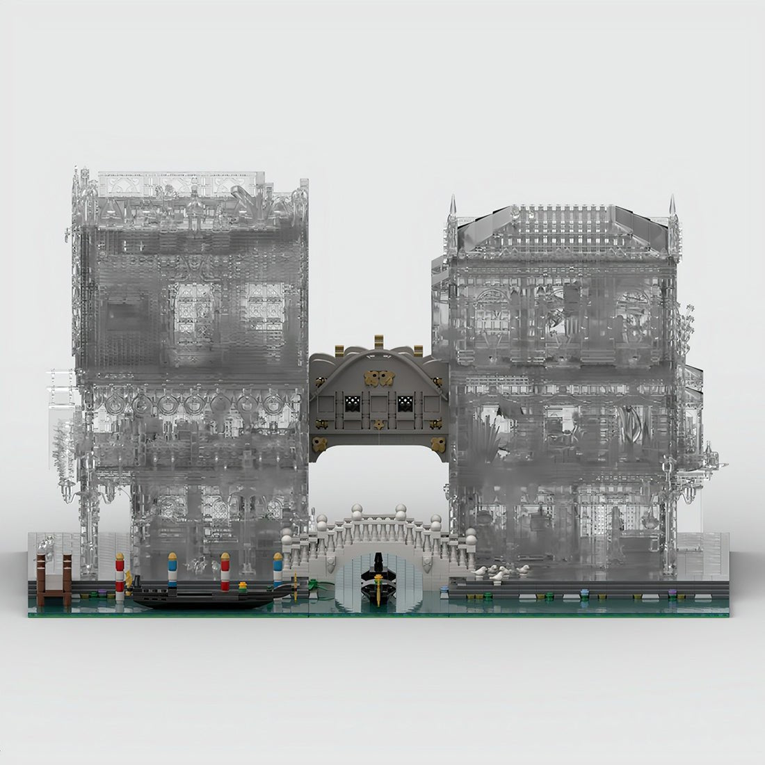 MOC - 84806 Venice Palaces and Bridges Klemmbausteine - LesDiy - Klemmbausteine