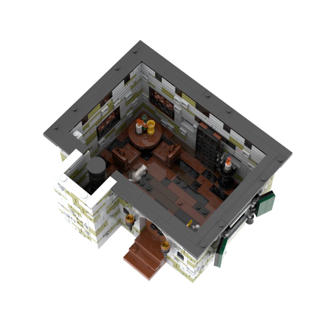 MOC - 84842 Medieval Cottage Klemmbausteine - LesDiy - Klemmbausteine