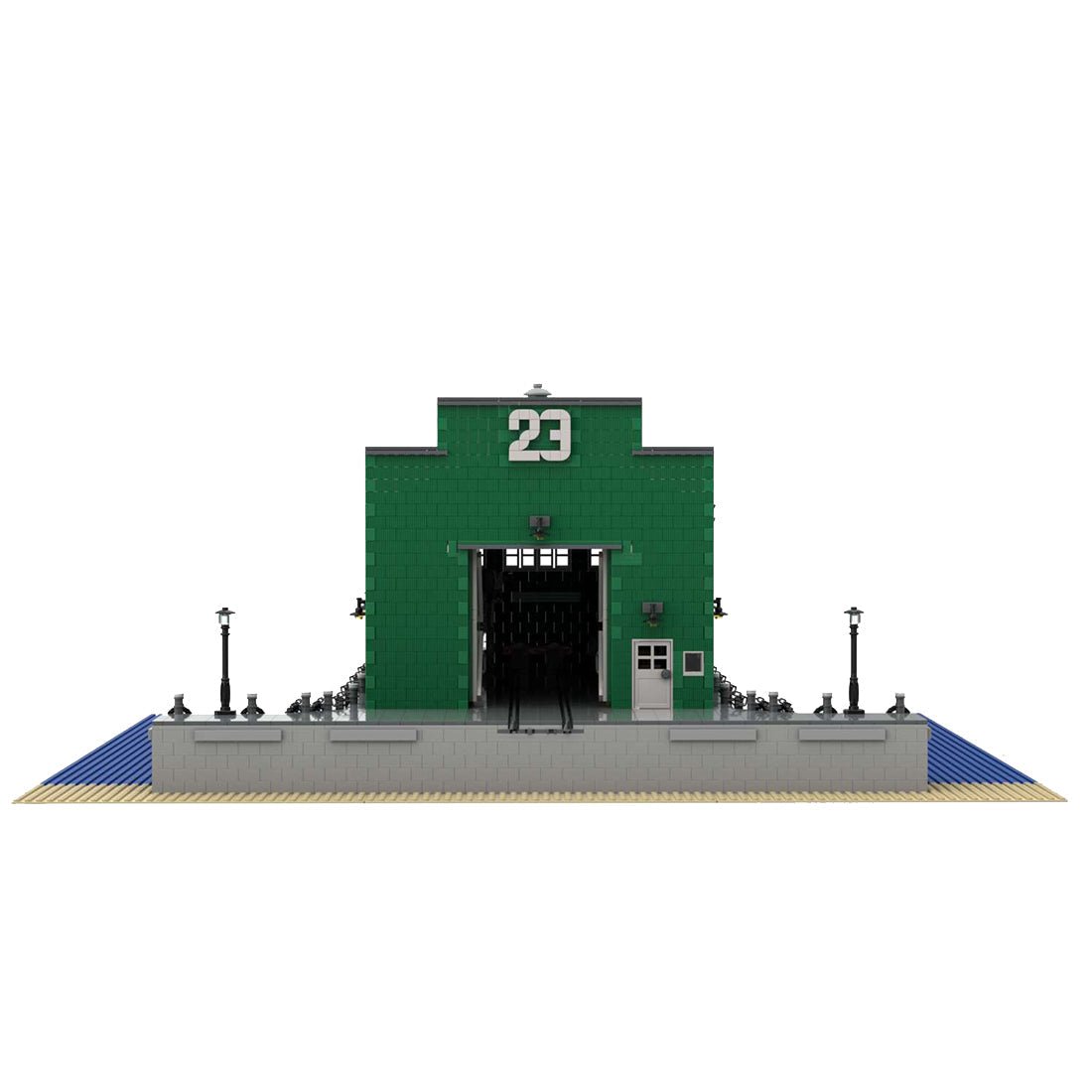 MOC - 87641 1/40 Pier 23 Zugszene Klemmbausteine - LesDiy - Klemmbausteine