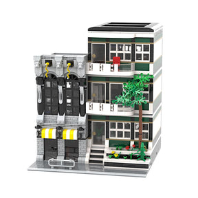 MOC - 88864 Bar & Residential House Klemmbausteine - LesDiy - Klemmbausteine