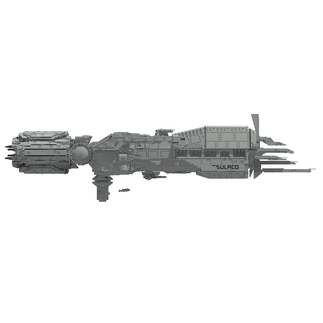 MOC - 92780 USS SULACO 9816 - new upload Raumschiff Klemmbausteine - LesDiy - Klemmbausteine