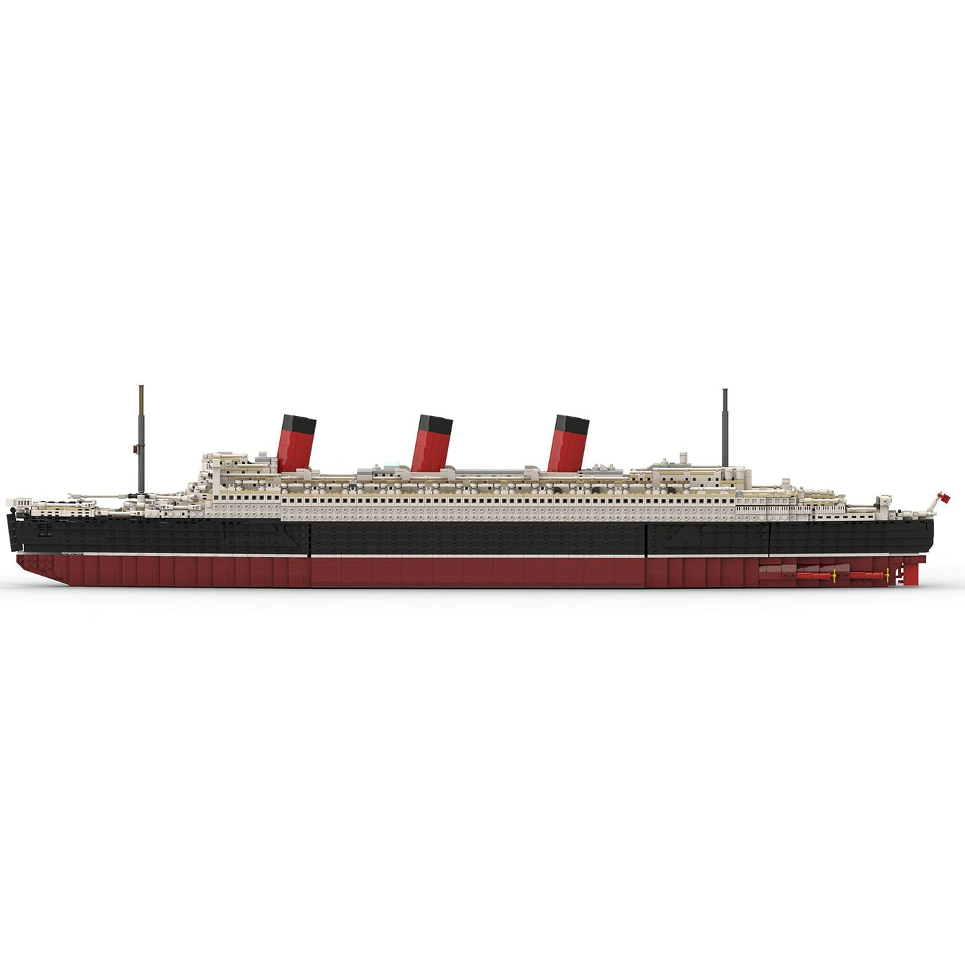 MOC - 93208 Queen Mary Bausteinboot Klemmbausteine - LesDiy - Klemmbausteine