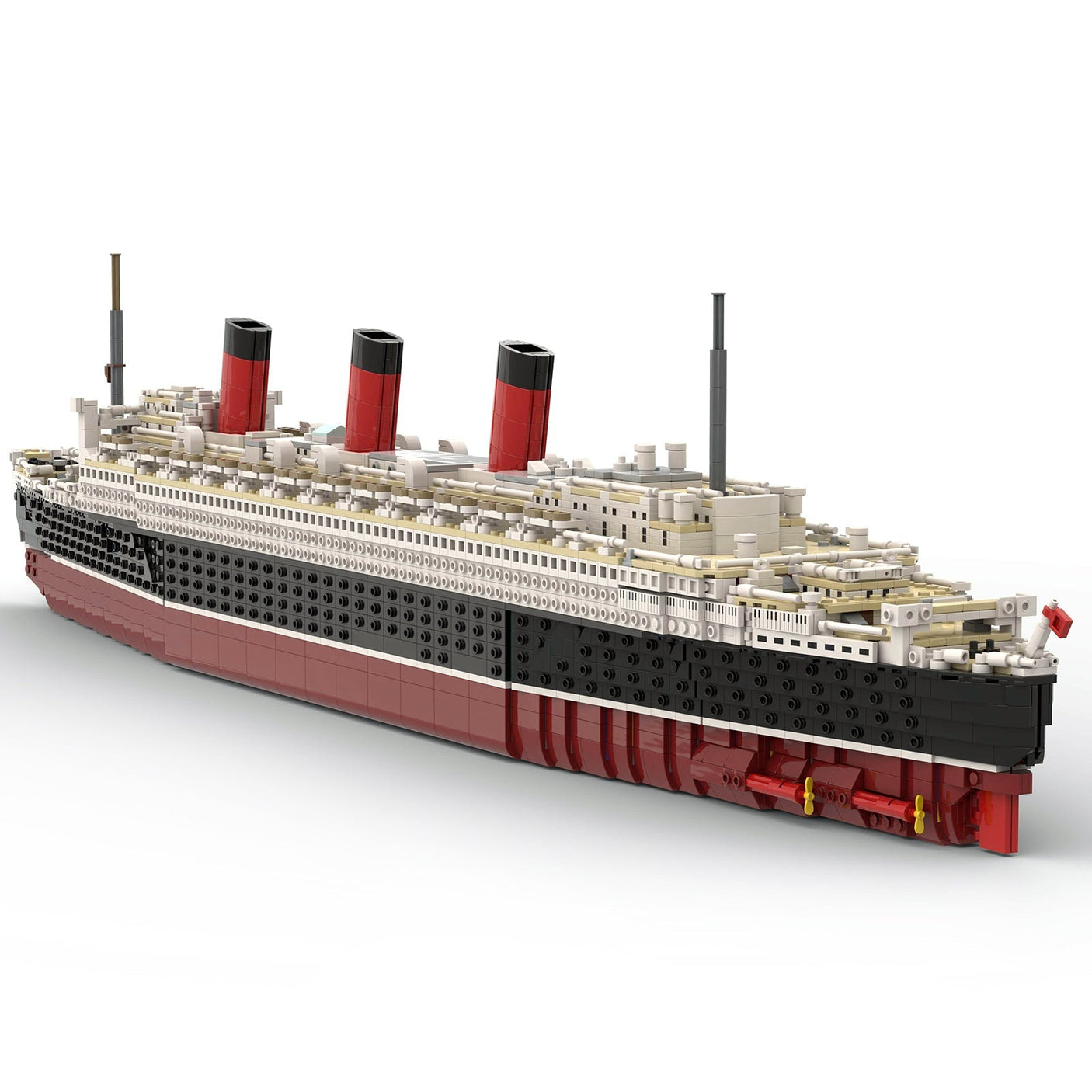 MOC - 93208 Queen Mary Bausteinboot Klemmbausteine - LesDiy - Klemmbausteine