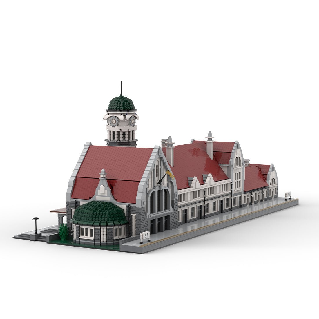 MOC - 93444 Jinan Alter Bahnhof - LesDiy - Klemmbausteine