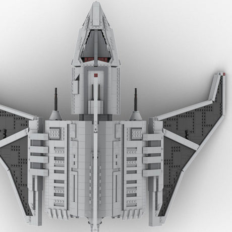 MOC - 94279 Space Wars Bomber Fighter Klemmbausteine - LesDiy - Klemmbausteine