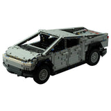 MOC - 94675 Technology Series Dynamic Version Grey Cybertruck - LesDiy - Klemmbausteine