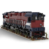 MOC - 94813 Rot - Blauer N - Klasse - Zug - LesDiy - Klemmbausteine