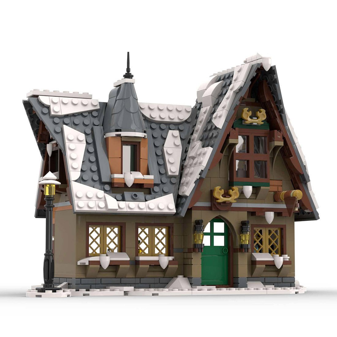 MOC - 94936 The Stuffed Stocking (a Winter Village Inn) Klemmbausteine - LesDiy - Klemmbausteine