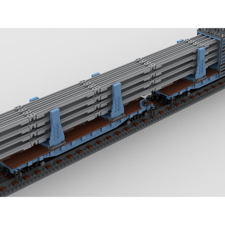 MOC - 95942 Geschweißter Schienen - /Bandwagen - LesDiy - Klemmbausteine